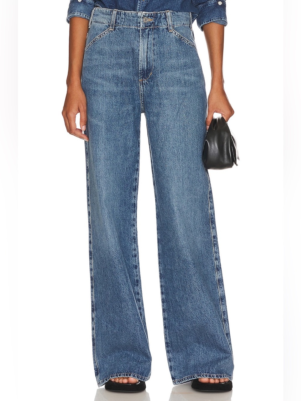 Citizens of Humanity Paloma Utility Trousers Denim Jeans Size 24 RUNS LARGE